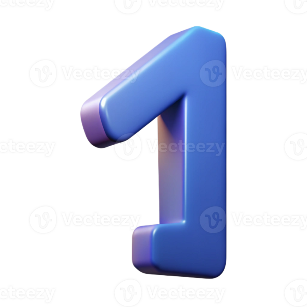 glorious contemporary A simple number with a straight line. Clean lines, minimal, with Scalable Design. flawless png