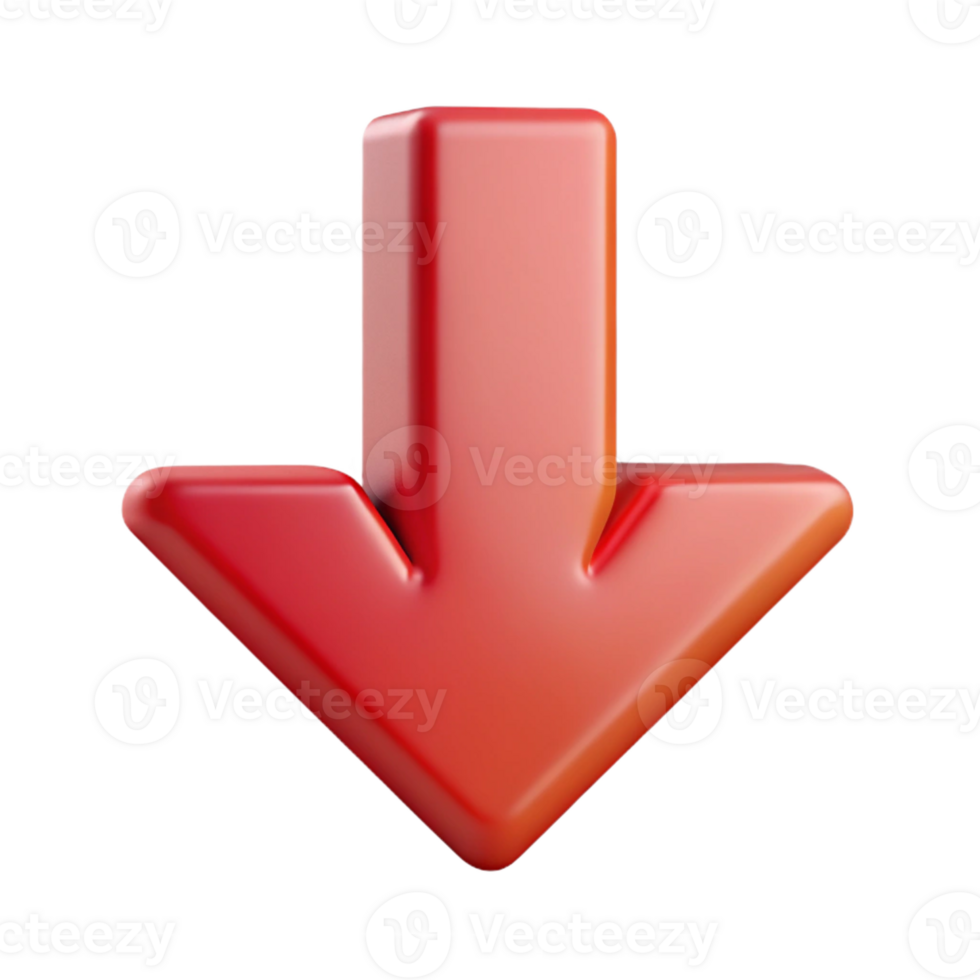 picturesque futuristic Scalable, geometric DOWN arrow. Single-weight stroke, flat color with Scalable Design. precision png