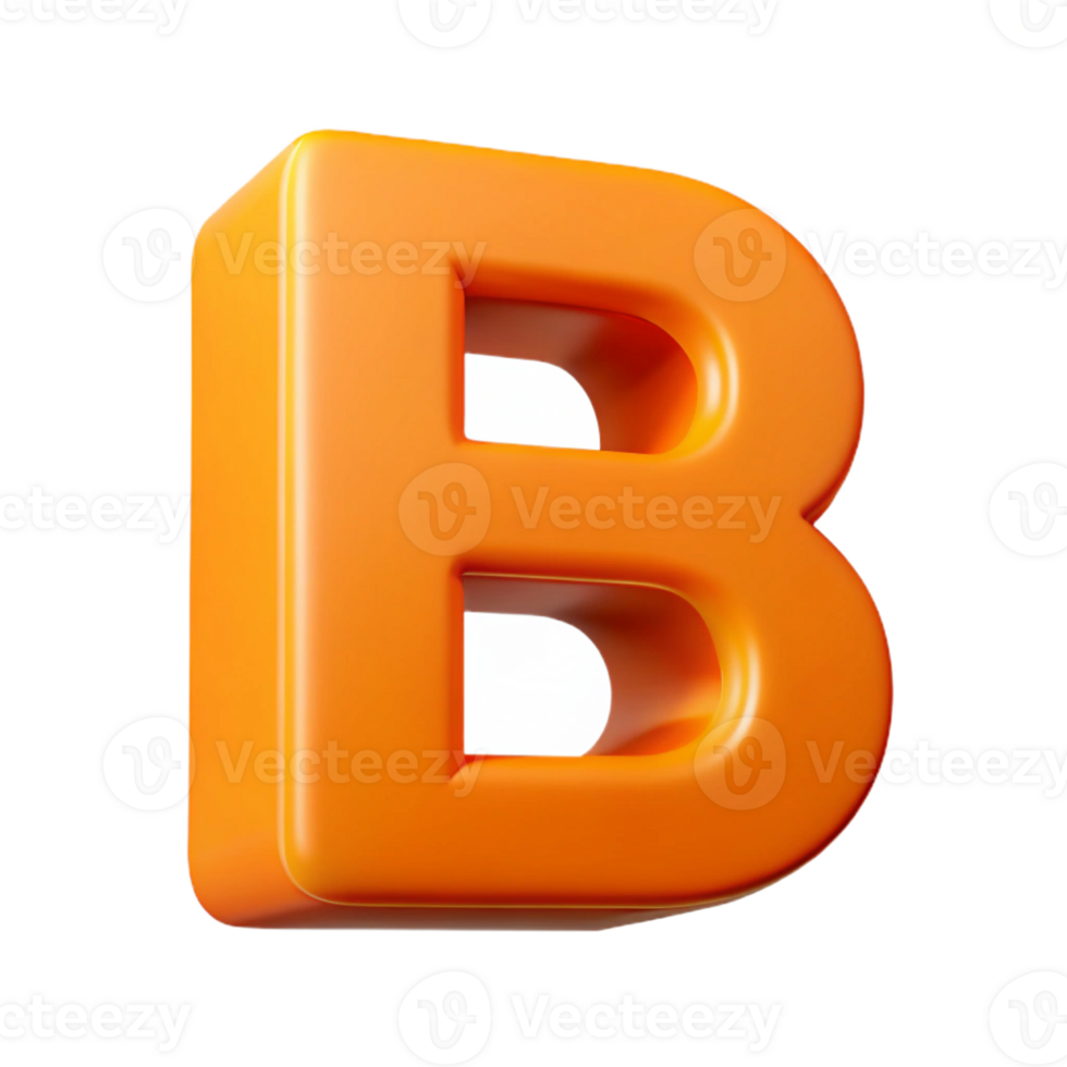 serene calm gothic Clean lines, symmetrical letter B . Flat orange, with Scalable Design. luxury png