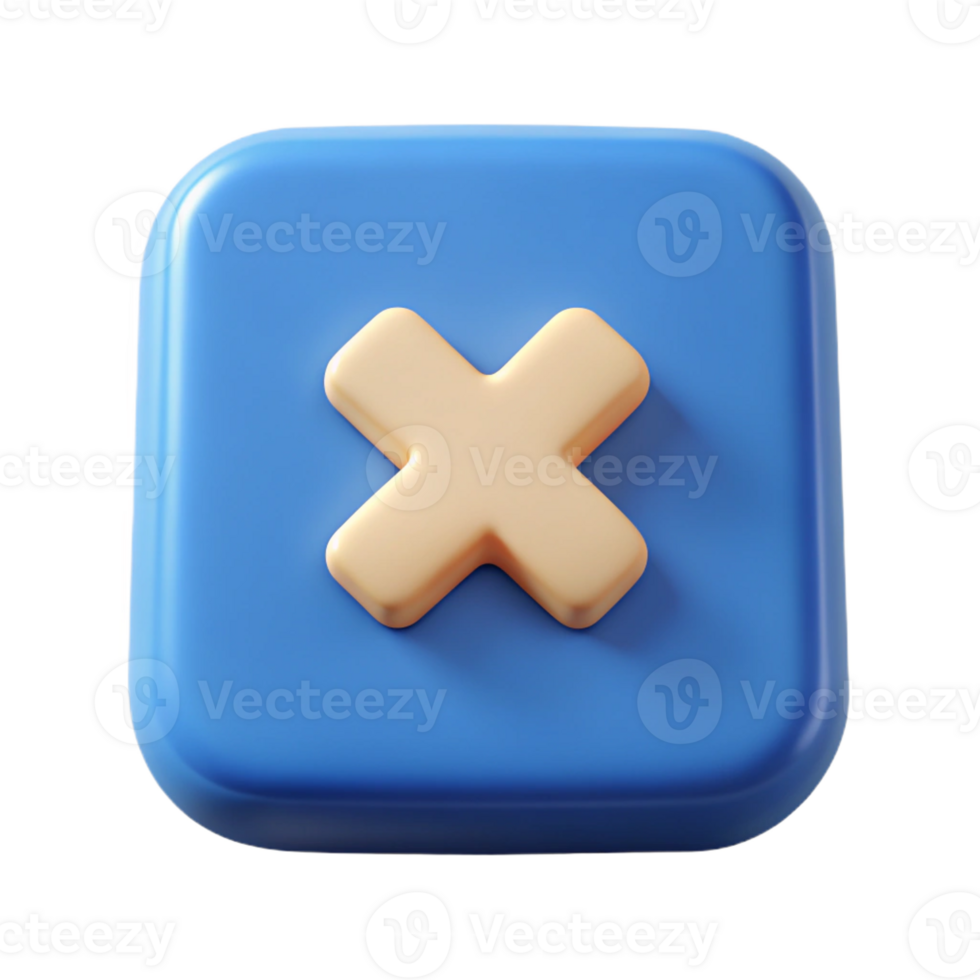 melancholic alluring Square badge with X symbol. Clean lines, flat color, symmetrical with Scalable Design. perfect clarity png