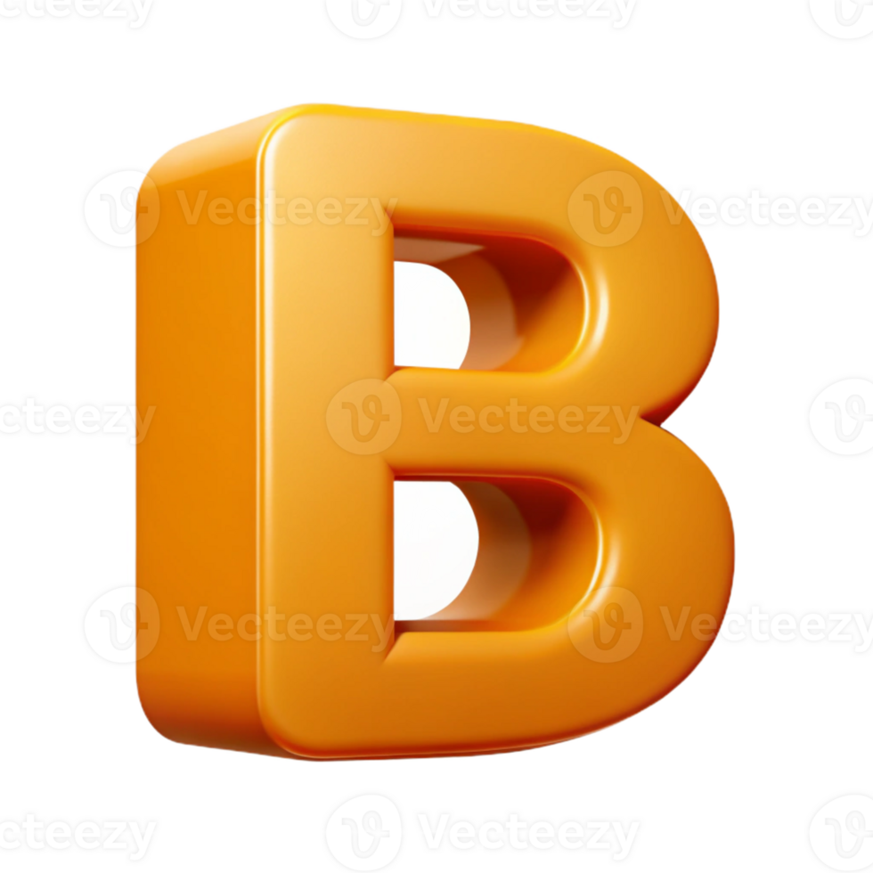 serene acclaimed Clean lines, symmetrical letter B . Flat orange, with Scalable Design. png