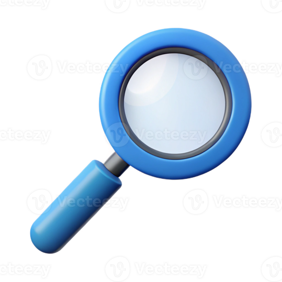 hypnotic harmonious futuristic A minimalist magnifying glass icon. Clean lines, flat color, crisp edges with Scalable Design. gallery standard png