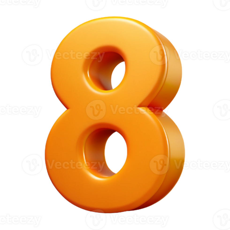harmonious elegant Scalable, flat color numeral . Crisp edges, clean lines with Scalable Design. 8K png