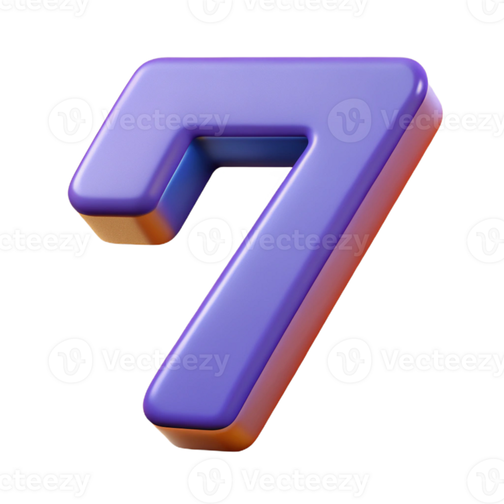 distinguished elegant Scalable, flat color numeral . Crisp edges, clean lines with Scalable Design. original png