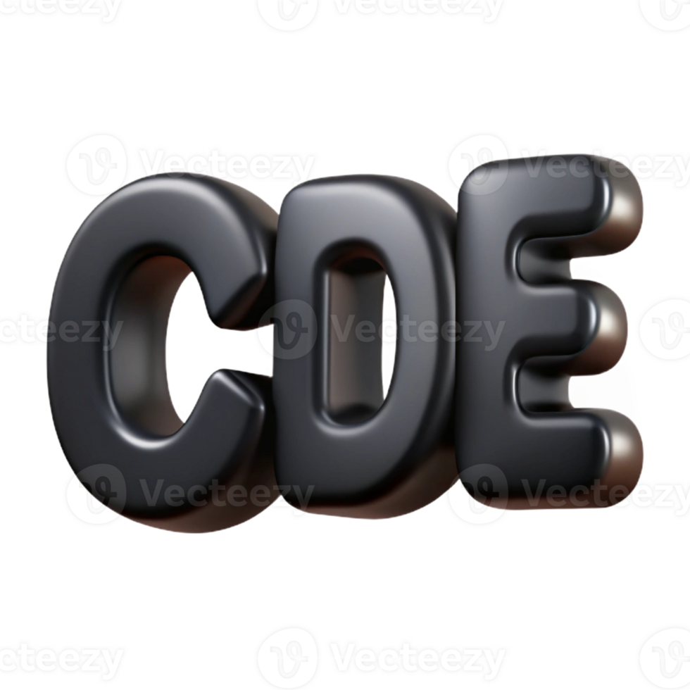 unforgettable retro Minimal CODE in crisp black. Symmetrical design with Scalable Design. premium png