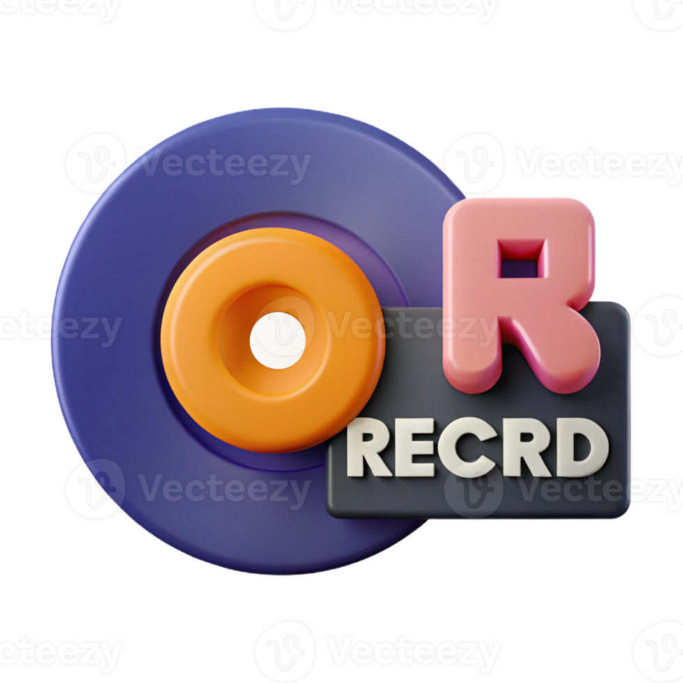 bold dramatic Flat color, geometric RECORD with clean lines with Scalable Design. top-tier png