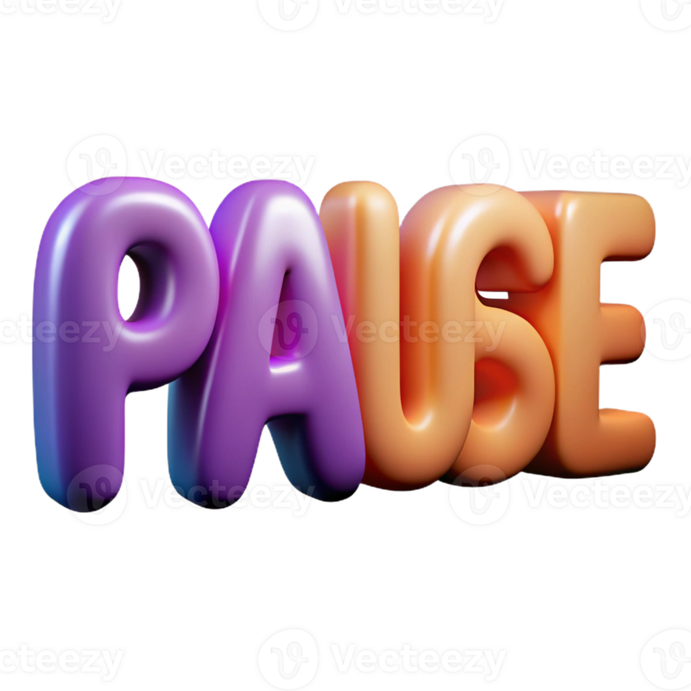 serene distinguished Clean lines, flat color PAUSE with with Scalable Design. png