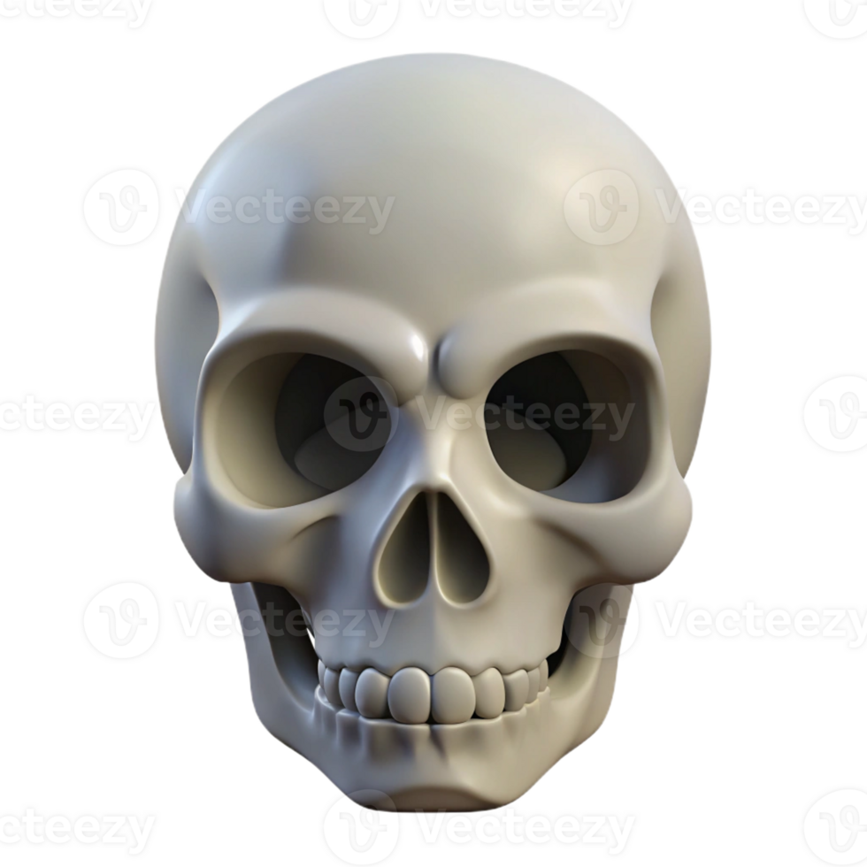 vibrant playful minimalist Symmetrical silhouette of a human skull. Single-weight stroke, minimal design with Scalable Design. artisan png