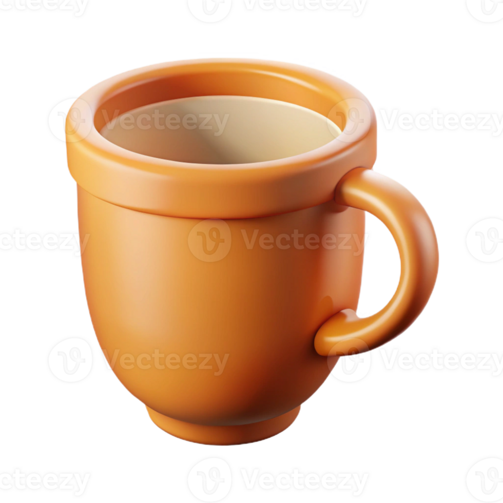 pristine dreamy minimalist Stylized monoline coffee cup. Crisp edges, minimal design with Scalable Design. original png