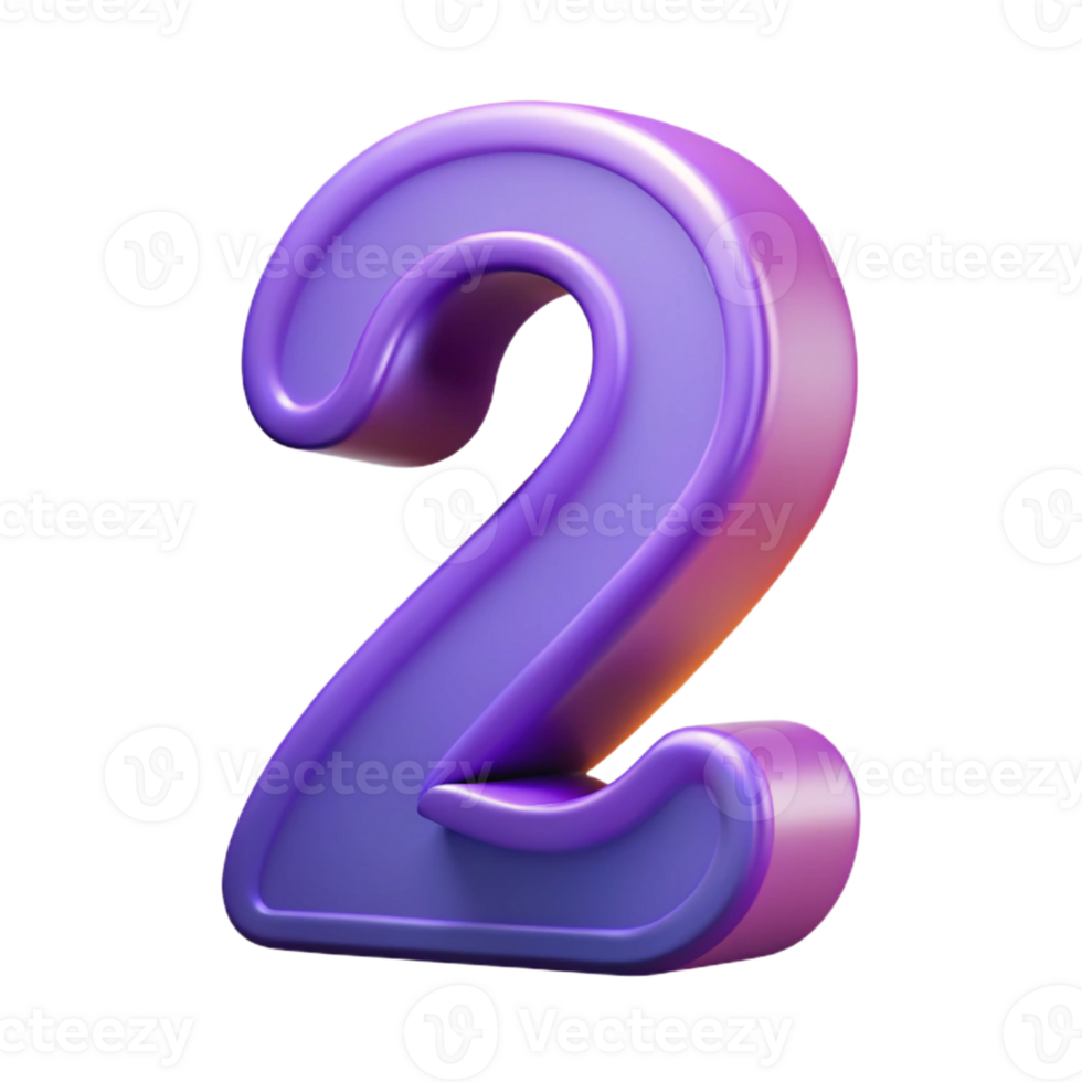radiant unparalleled A stylized number with a curved shape. Crisp edges, flat color, with Scalable Design. png