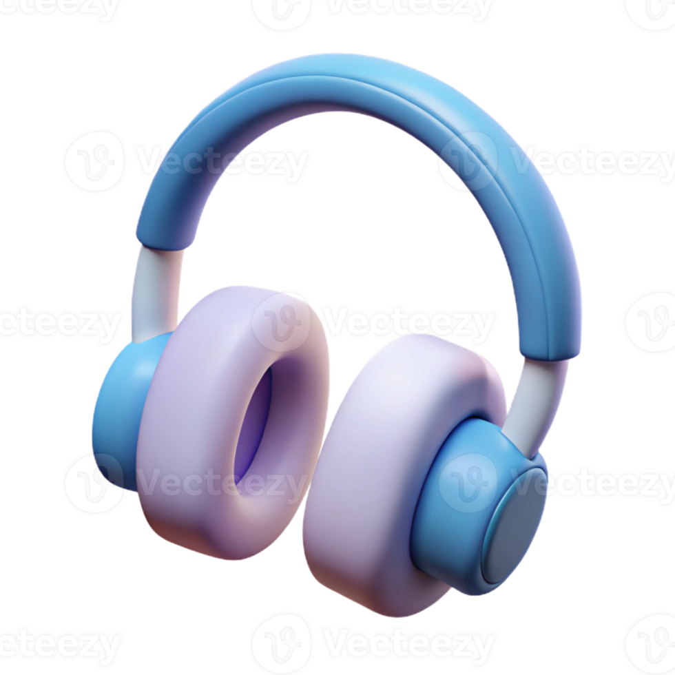 reflective hypnotic Minimal representation of a headphone. Flat color, clean lines, single-weight stroke with Scalable Design. top-tier png