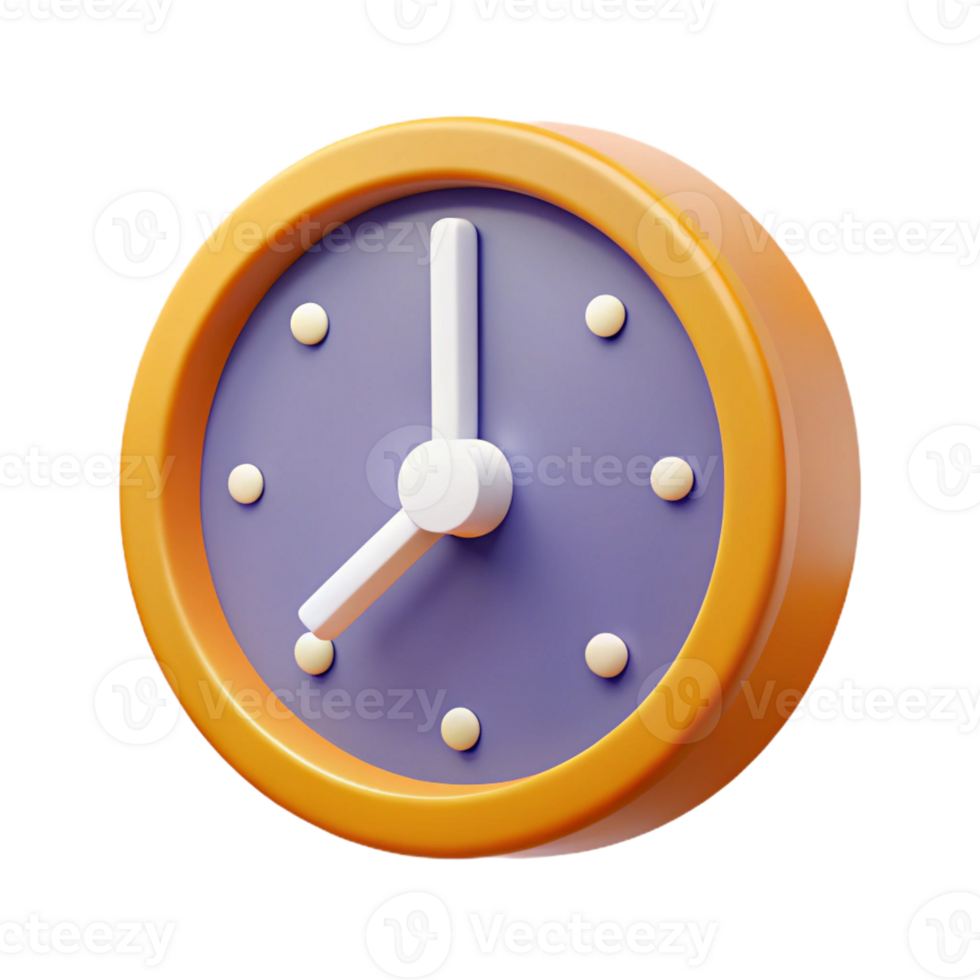 captivating exemplary Clock pictogram. Clean lines, minimal design, flat color with Scalable Design. png