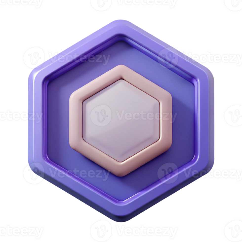 romantic spectacular Hexagonal badge with clean lines. Geometric, scalable, crisp edges with Scalable Design. elite png
