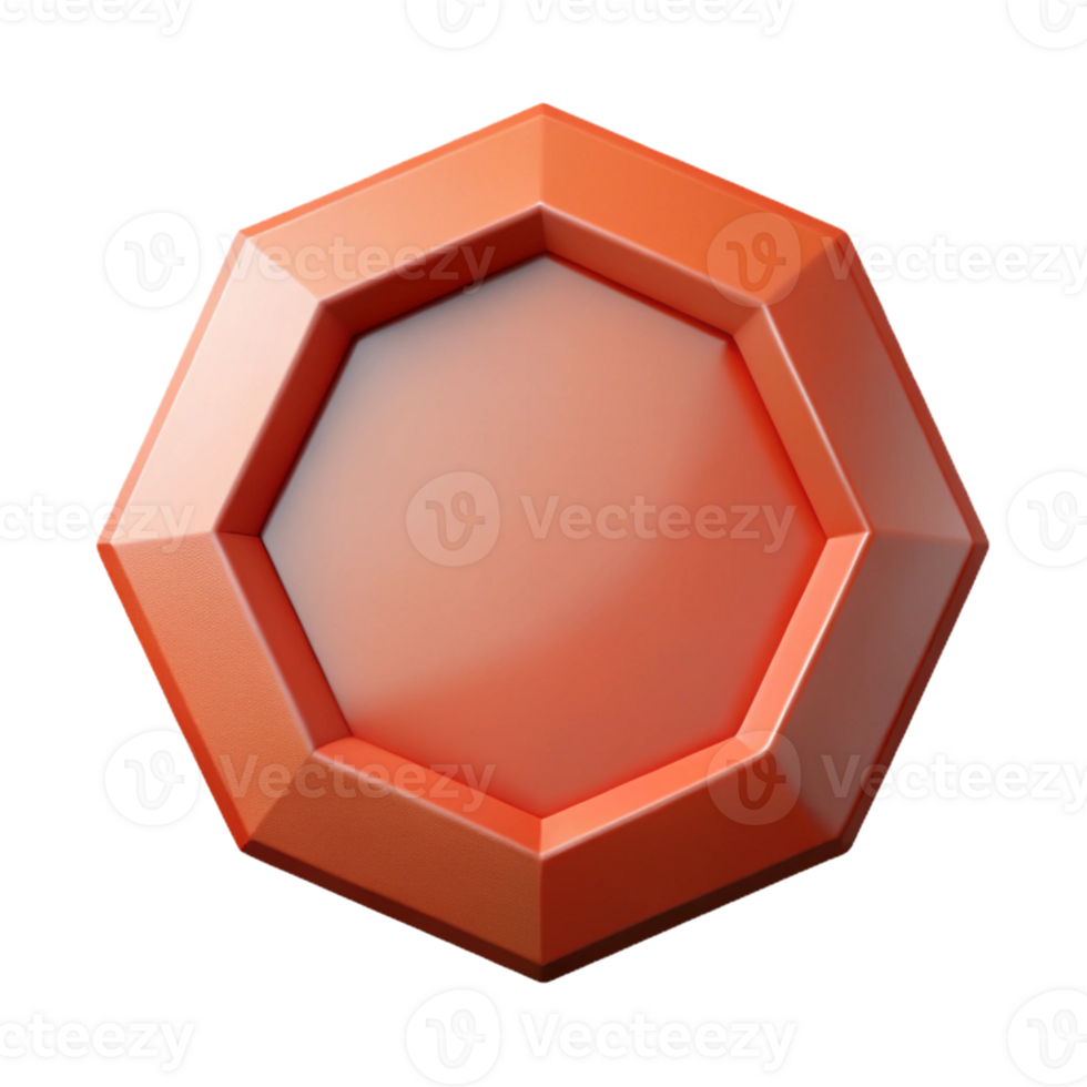 striking baroque Octagon shape, symmetrical, single-weight stroke. Crisp edges, with Scalable Design. flawless png