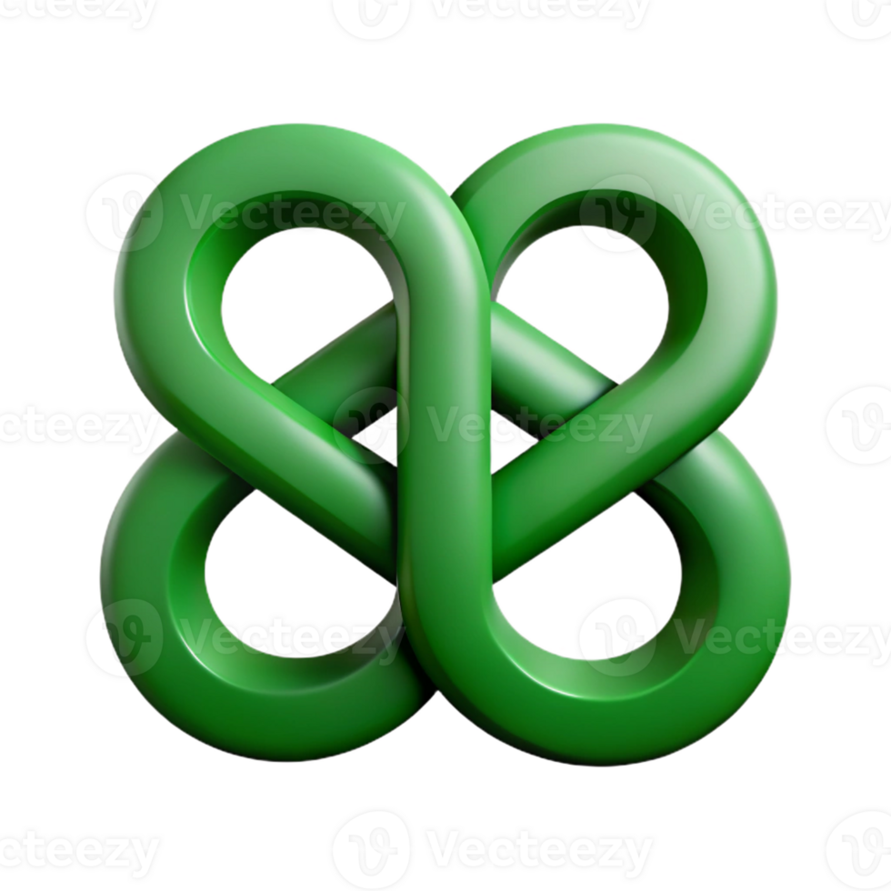 beautiful calm gothic Intertwined A and B monogram, symmetrical design. Flat green. Clean lines with Scalable Design. exclusive png
