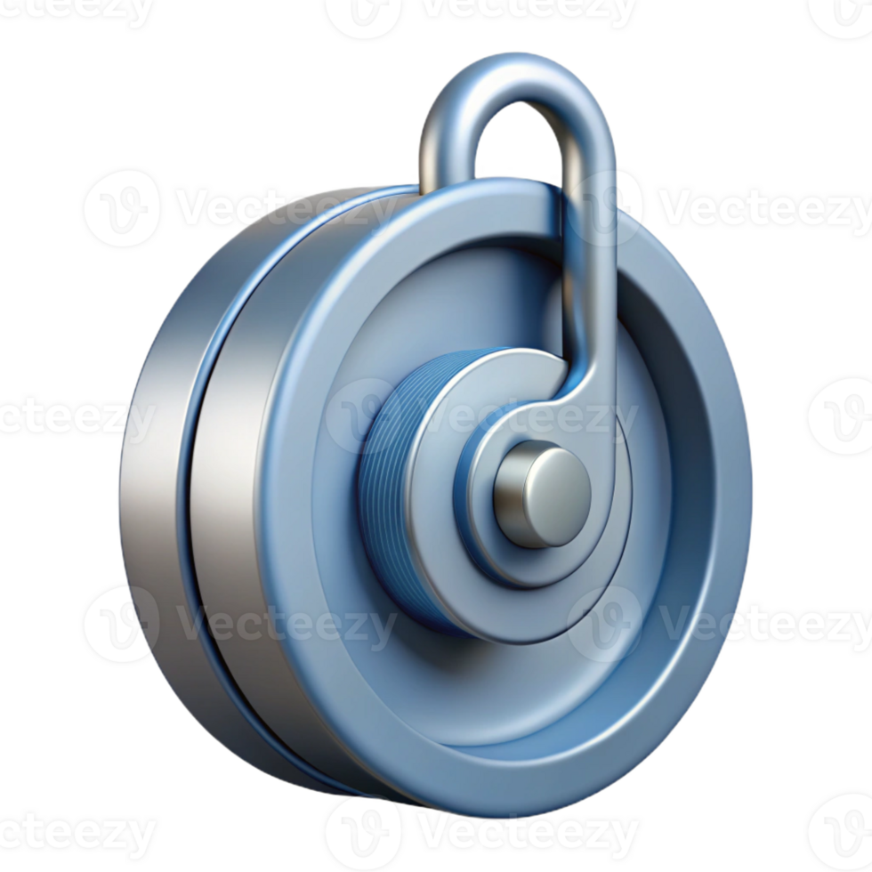 mysterious majestic Technical drawing of a pulley. Clean lines, scalable, single-weight stroke with Scalable Design. ultra HD png