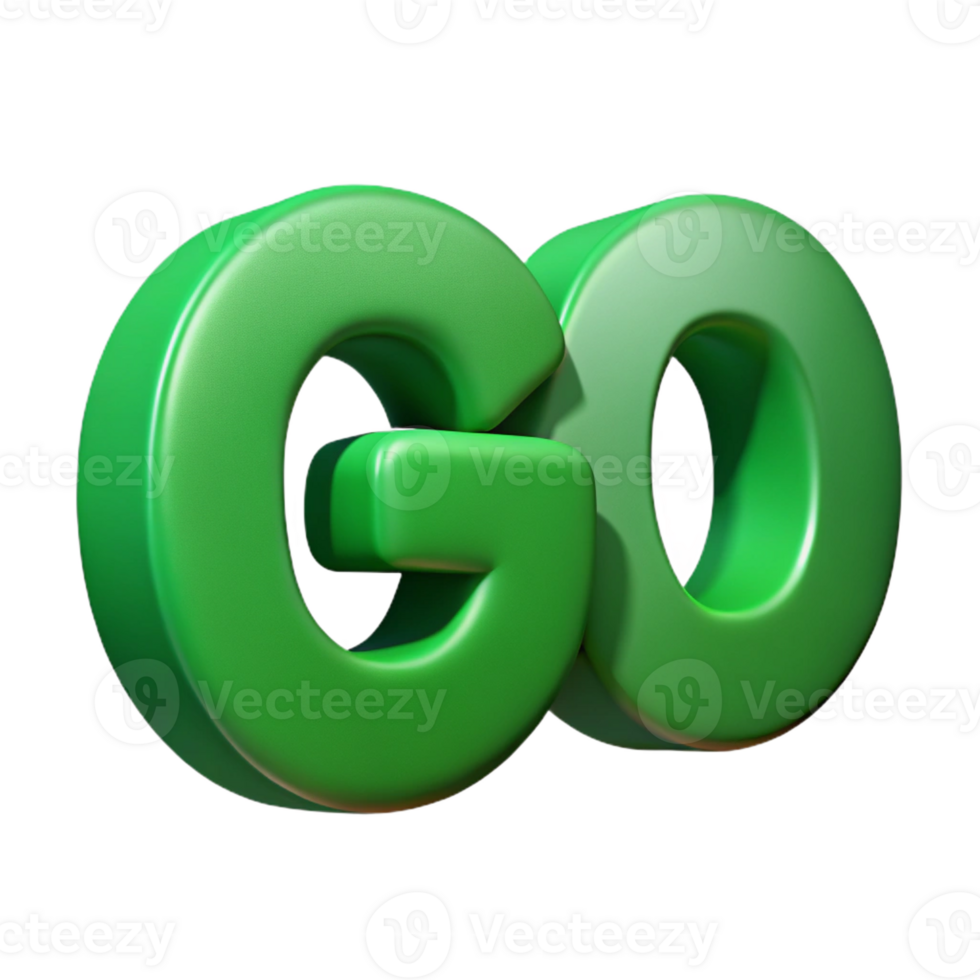 distinguished classic Crisp edges, flat green GO . Scalable, minimal design with Scalable Design. gallery standard png