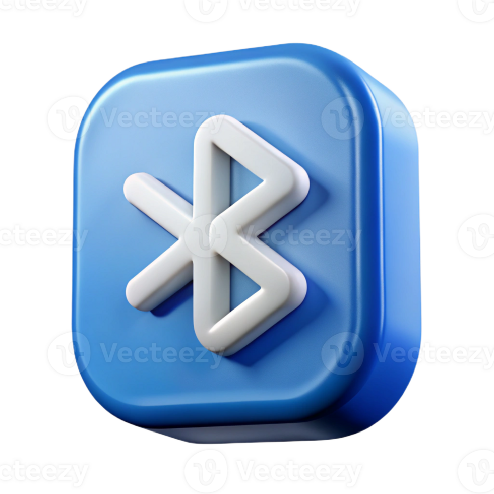 mysterious exquisite Bluetooth icon with stylized B . Clean lines, minimal design with Scalable Design. luxury png