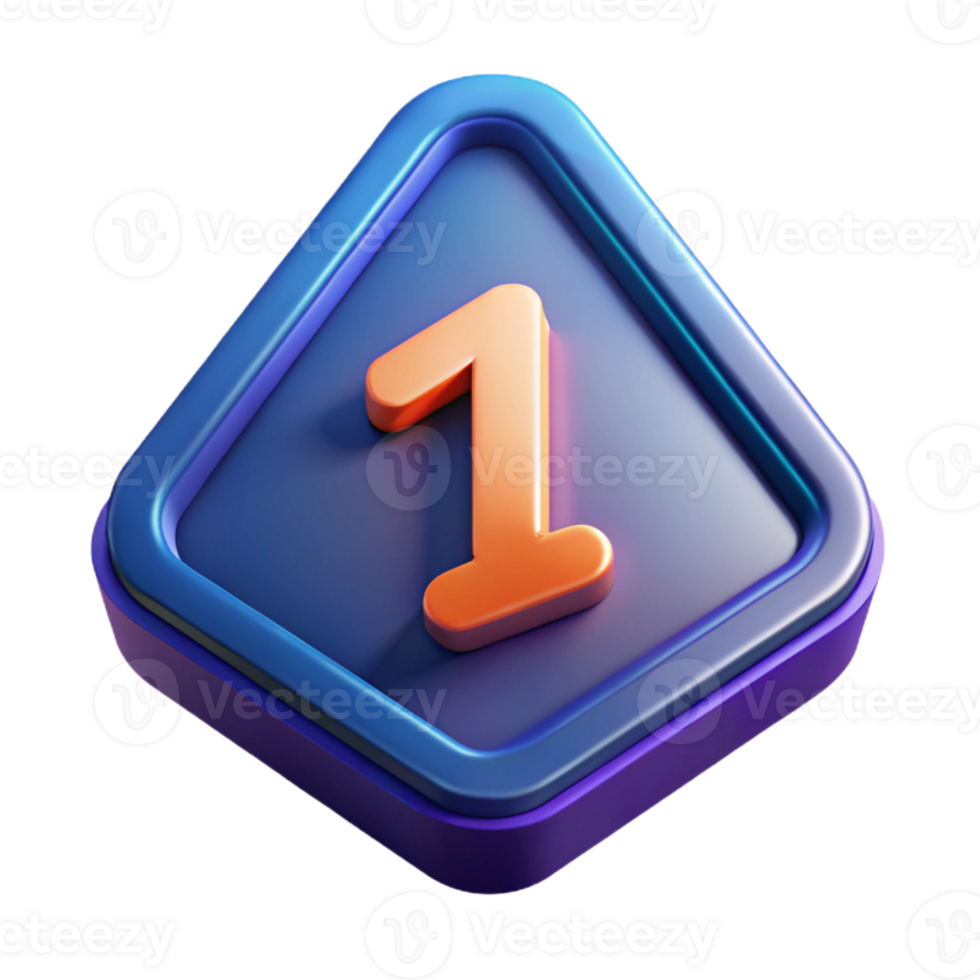 inspired rustic Triangular badge with a bold number . Scalable, flat color, sharp edges with Scalable Design. precision png