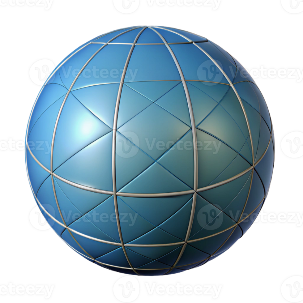 remarkable urban Geometric drawing of a sphere. Flat color, clean lines with Scalable Design. luxury png