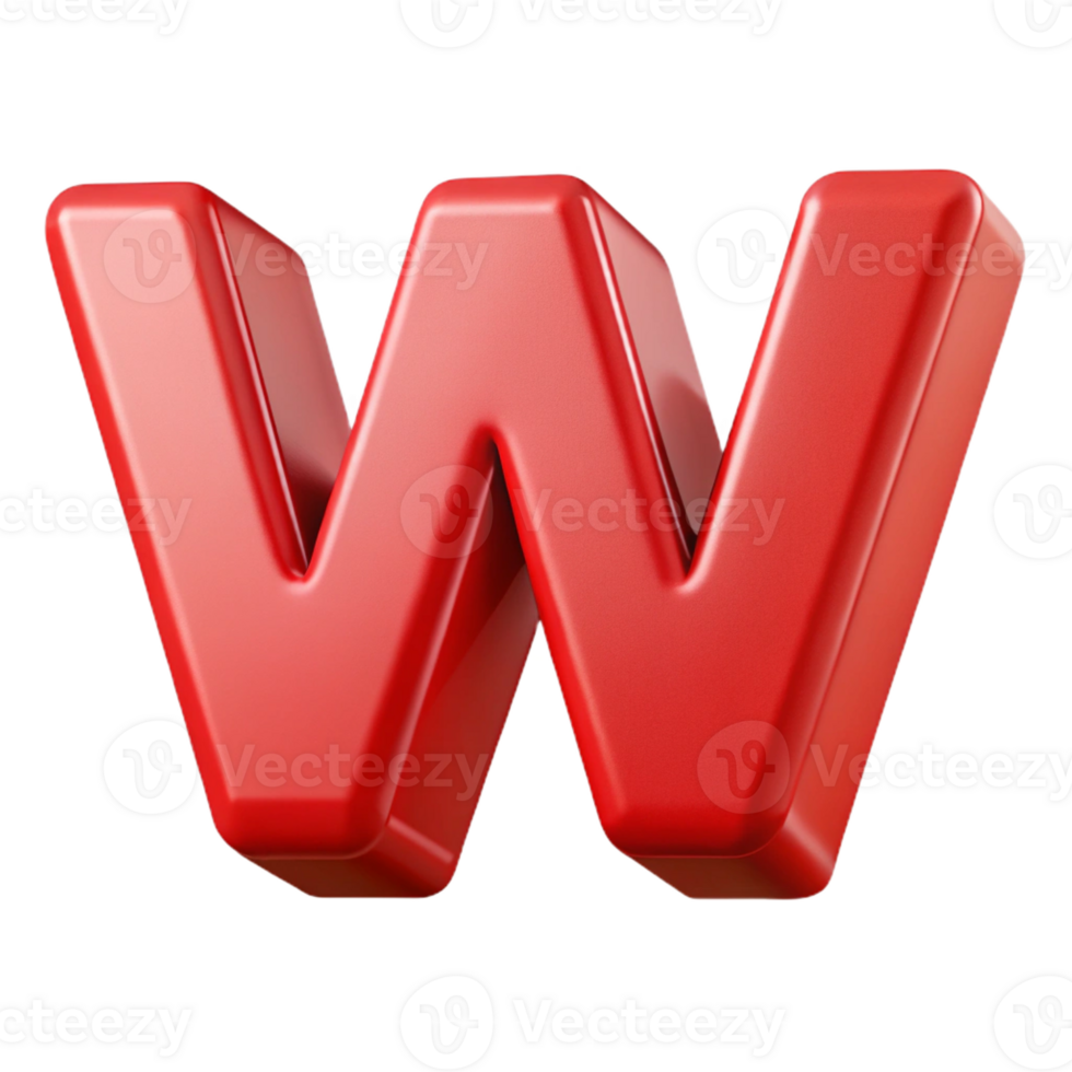 acclaimed victorian Symmetrical W in flat ruby red. Crisp edges with Scalable Design. perfect clarity png