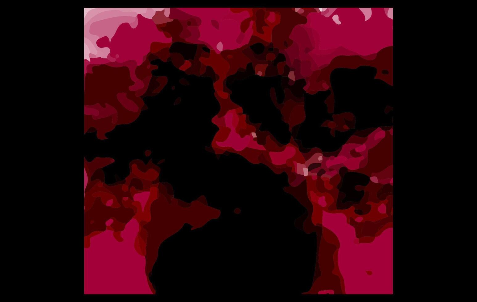 Dark Abstract Composition in Red and Black Blood Flow Texture vector