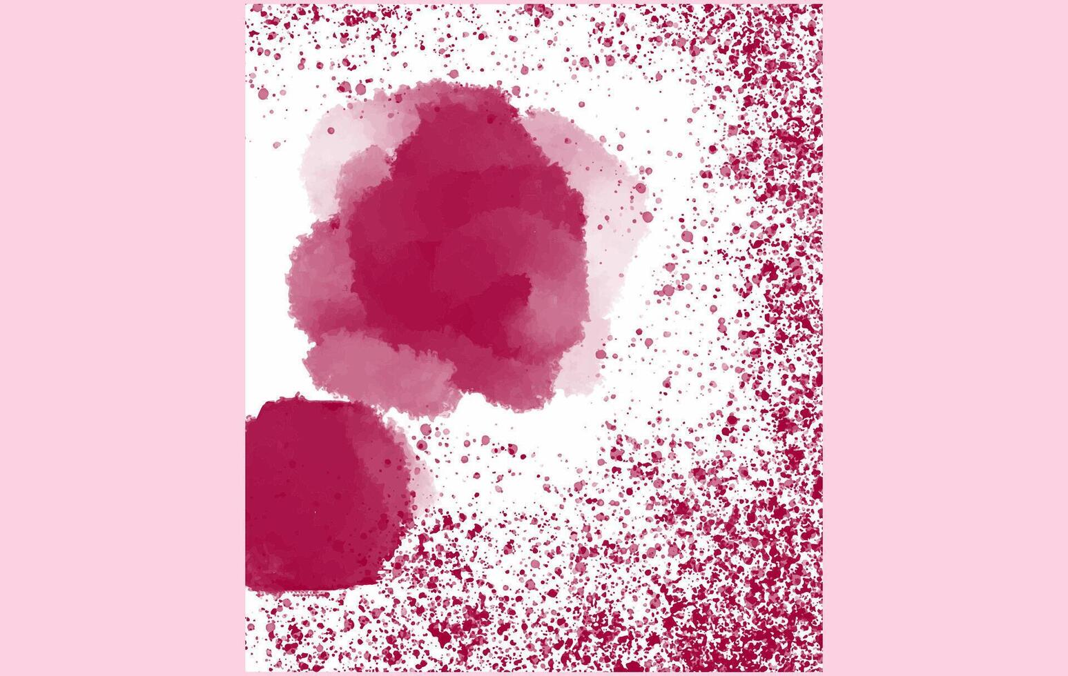 Abstract Watercolor Splatter Art in Burgundy Tones vector