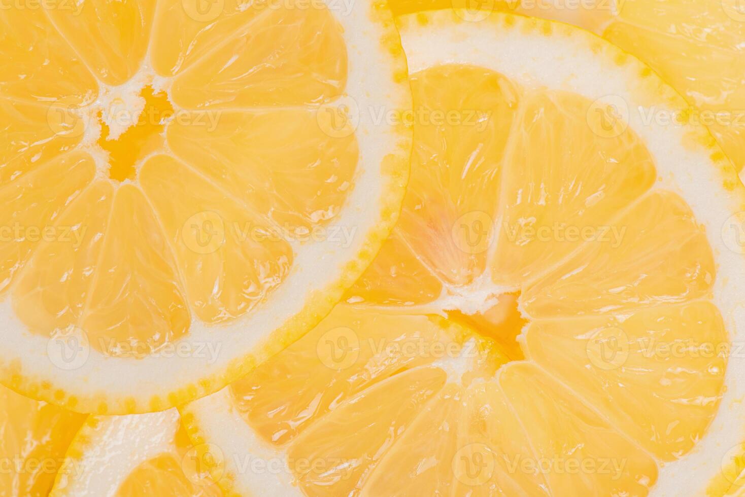 Lemon cut as a background macro photo. photo