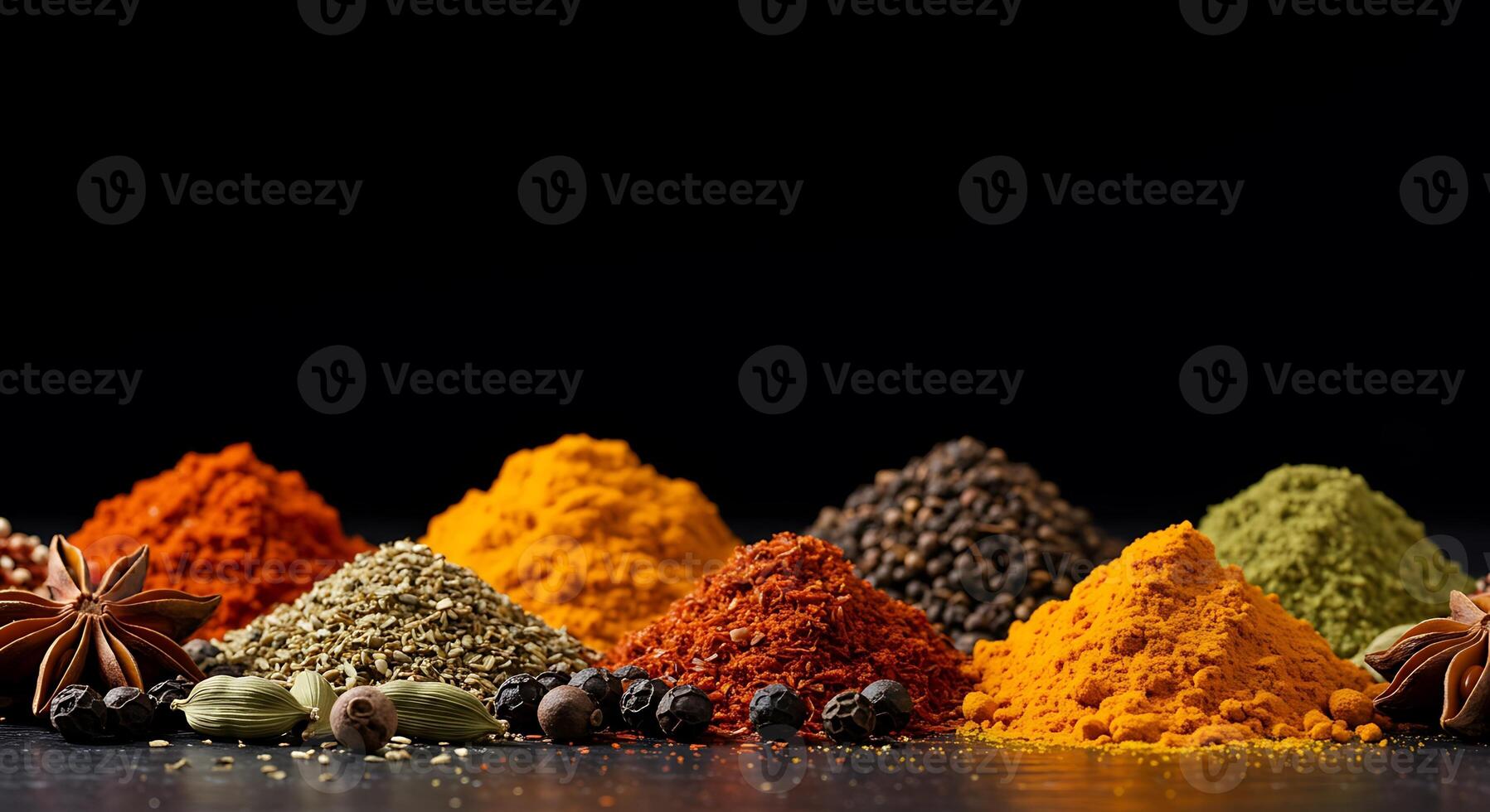 High-Resolution Food Photography of Spices with Authentic Natural Tones photo
