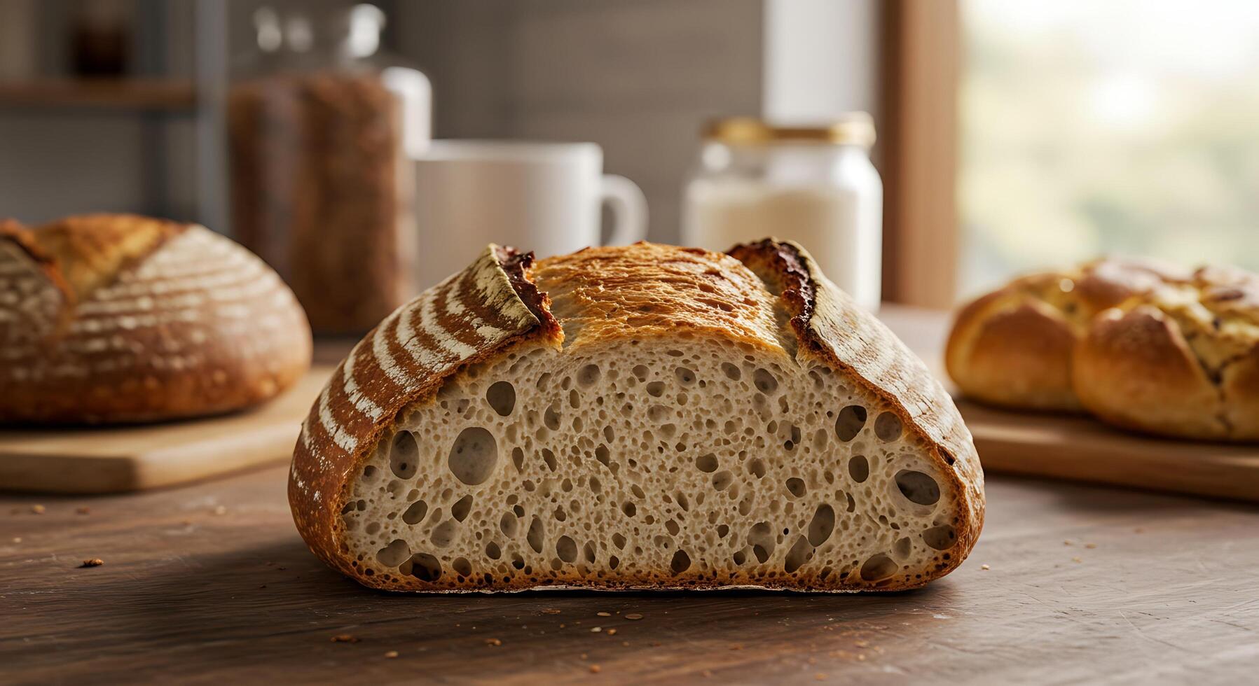 Pastries and Bread Perfectly Captured in Warm Light photo