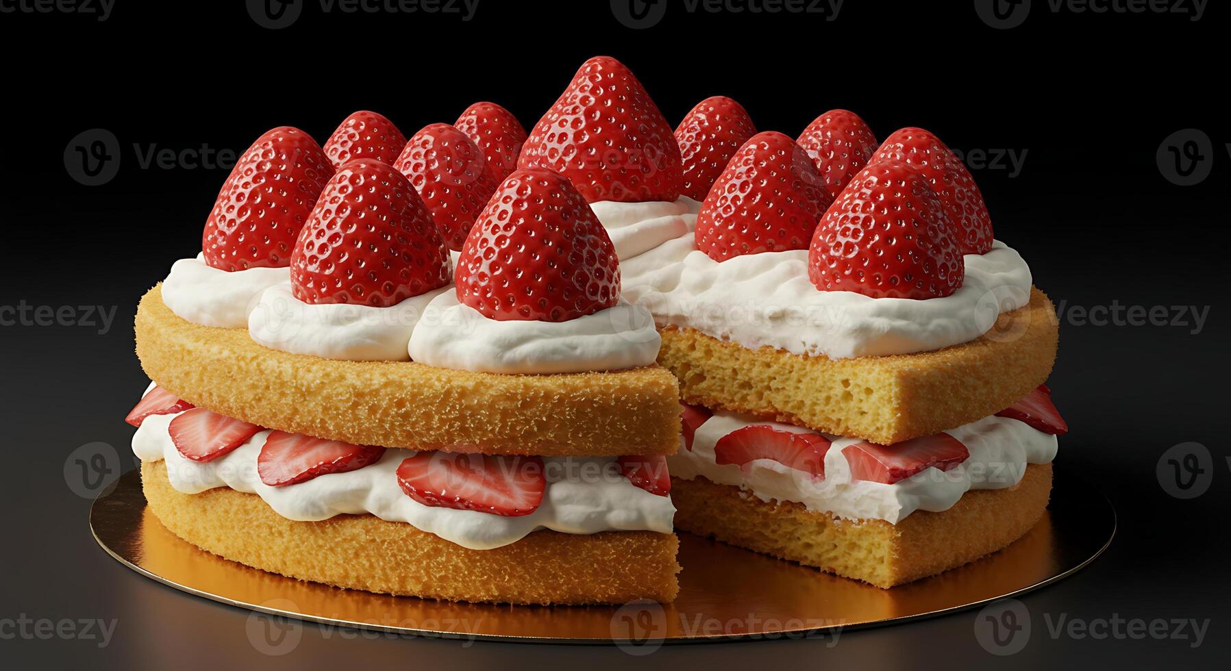Crispy Vanilla Cake with Sugar Crackle and Soft Crumb photo