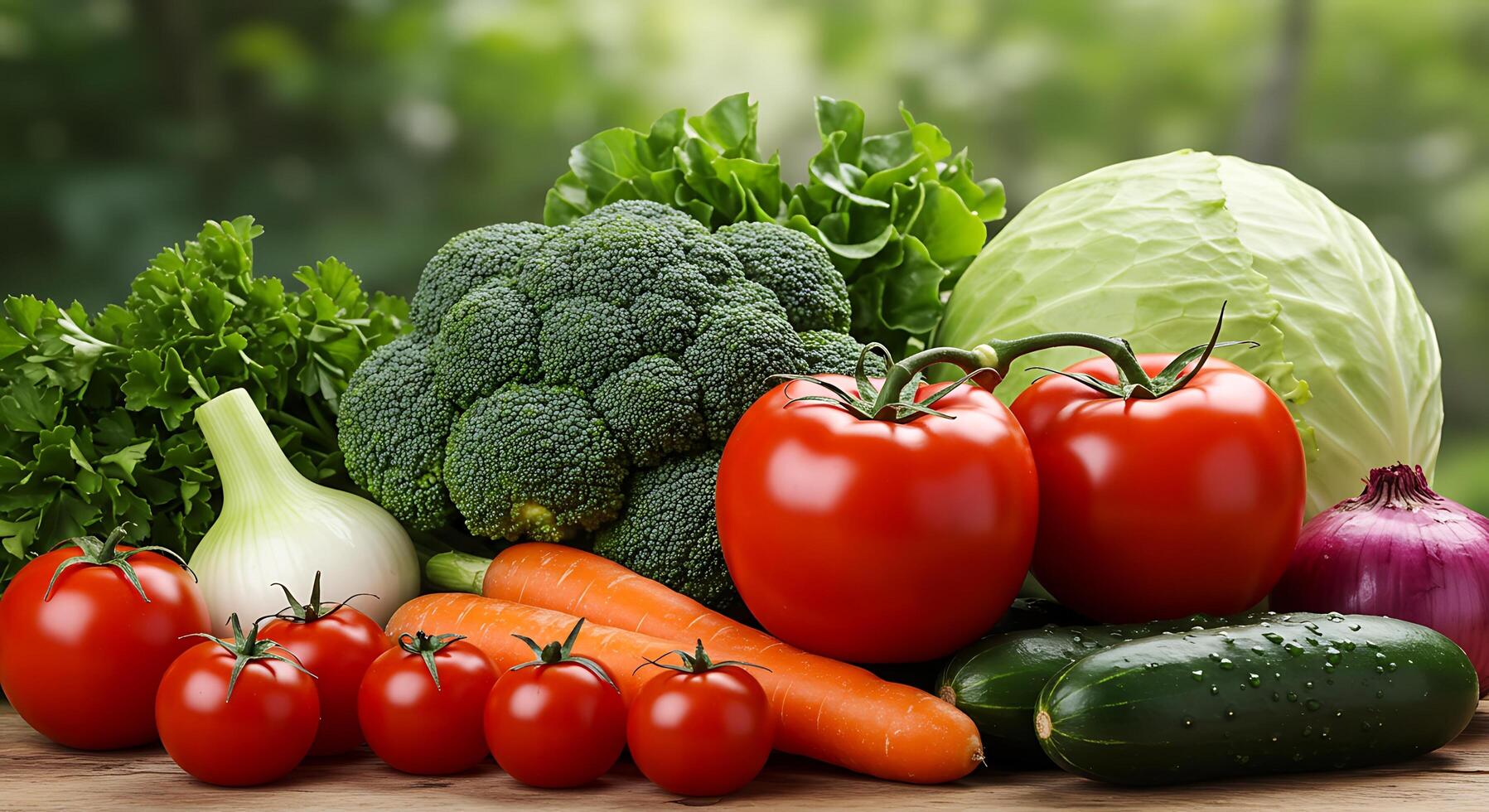 Authentic Stock Photography of Crisp Organic Vegetables photo