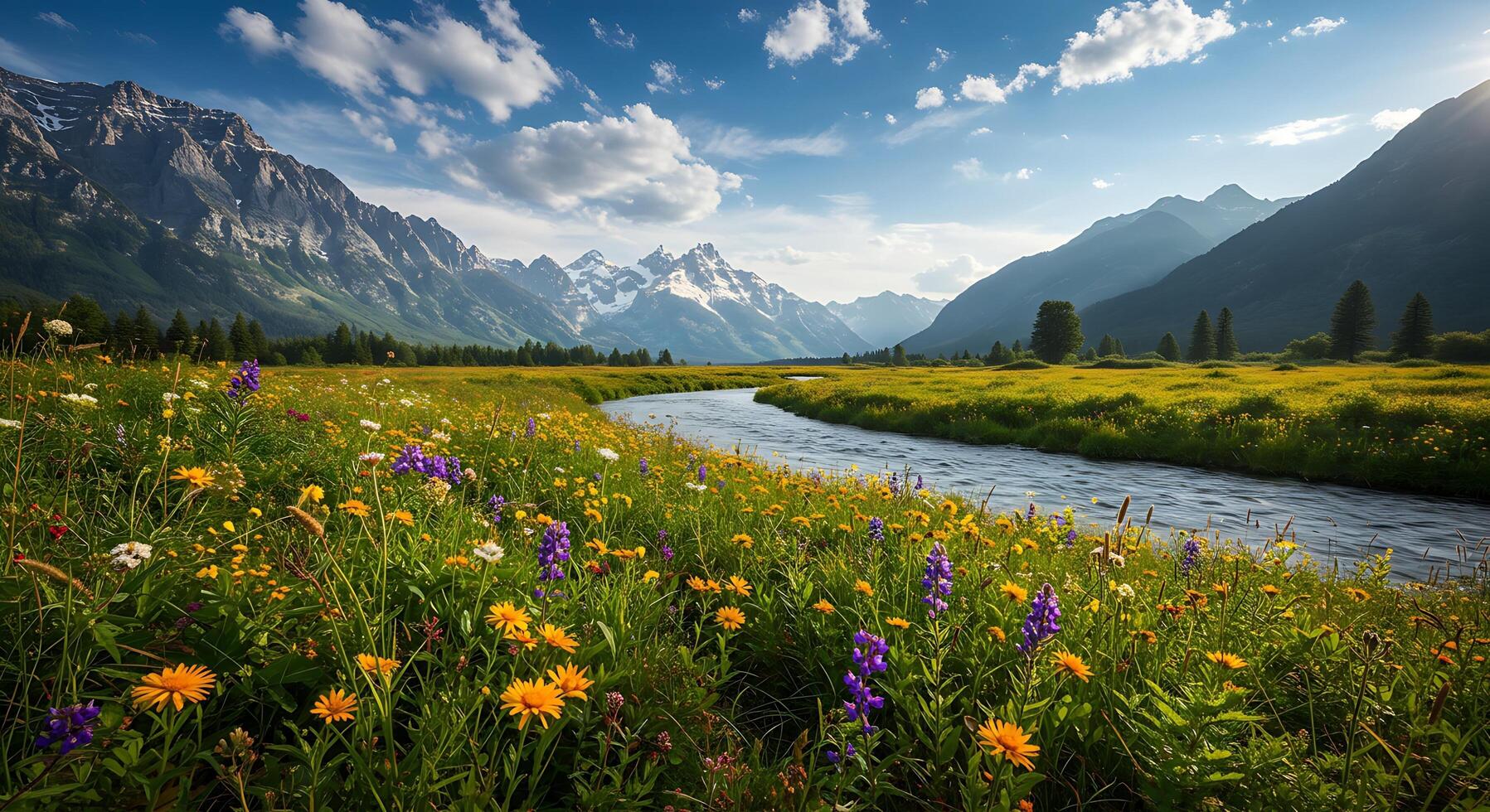 Immersive Ultra-HD Background of Pristine Natural Environments photo
