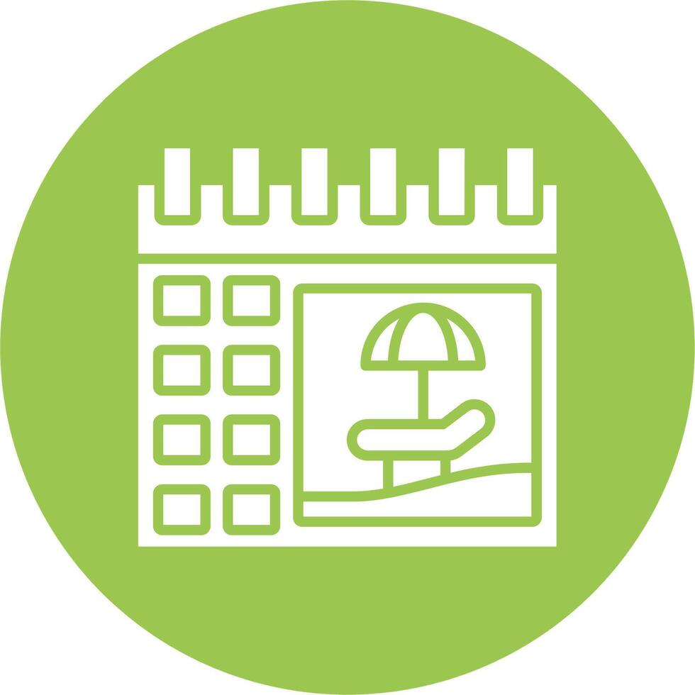 Calendar Stylish UX Piece vector