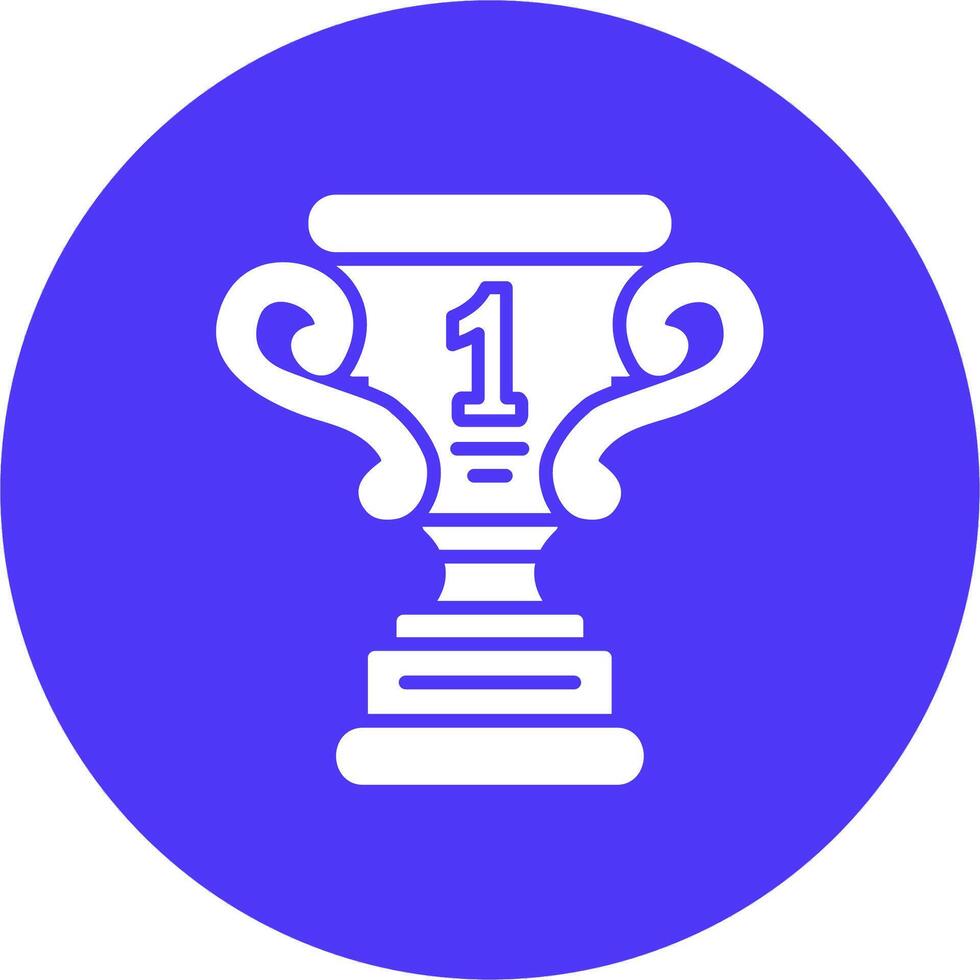 1st Prize Color Stroke Symbol vector