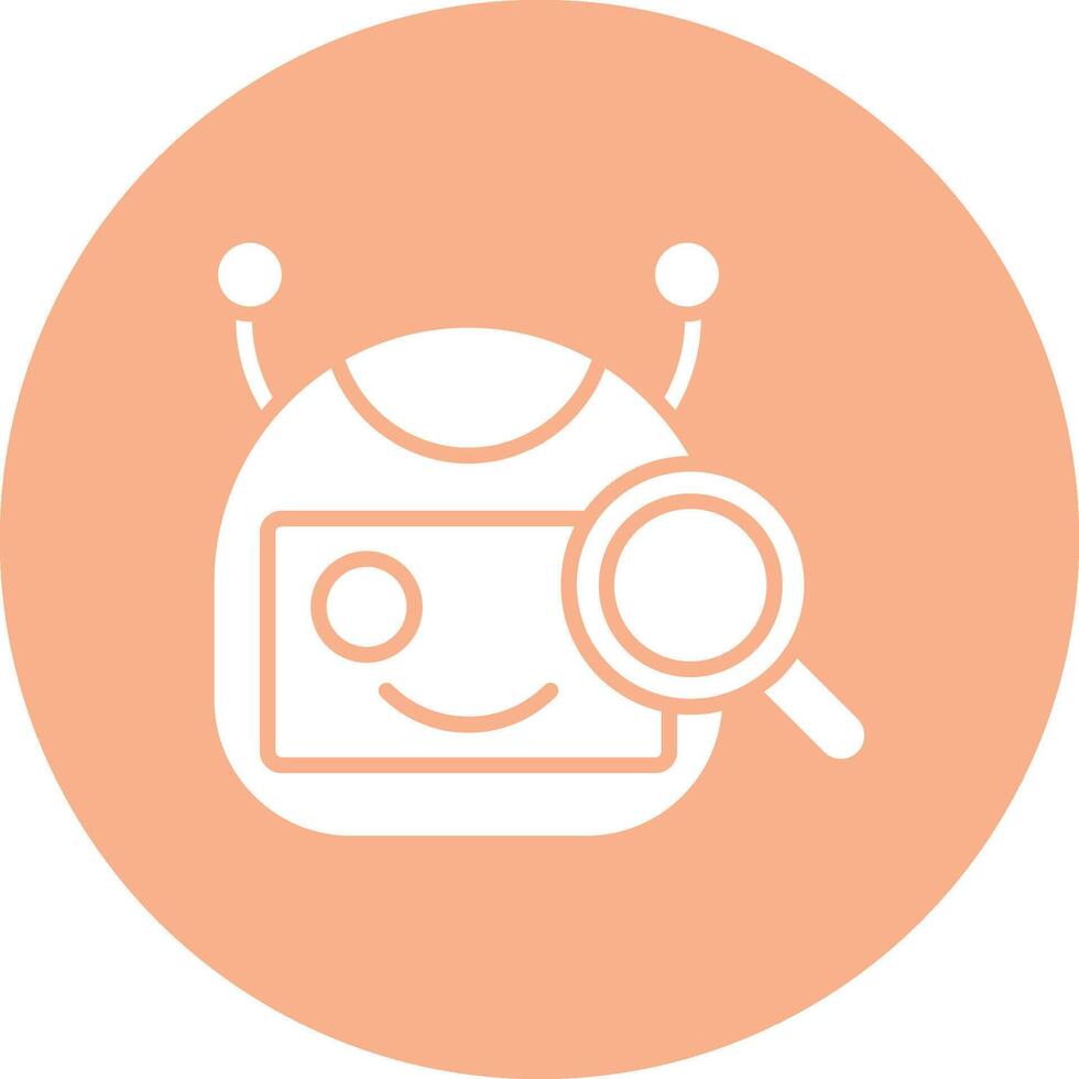 Bot Minimal UI Element vector