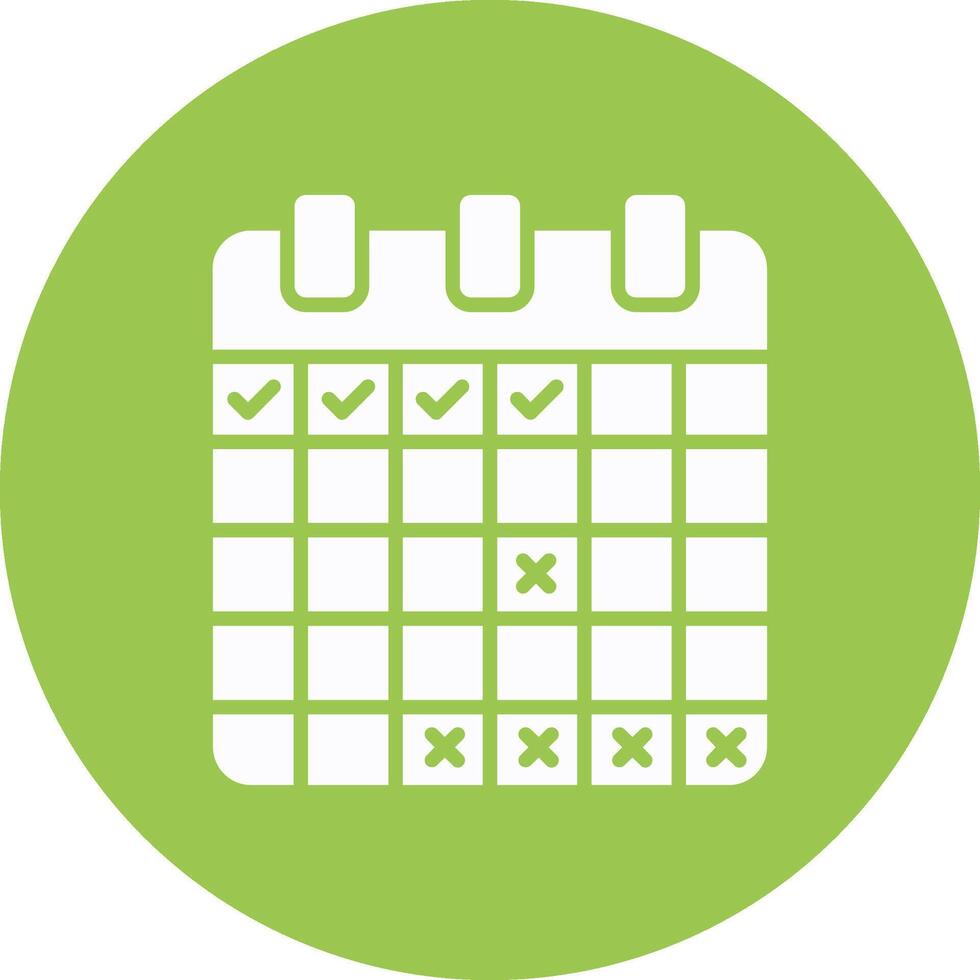 Schedule Sleek Visual Mark vector