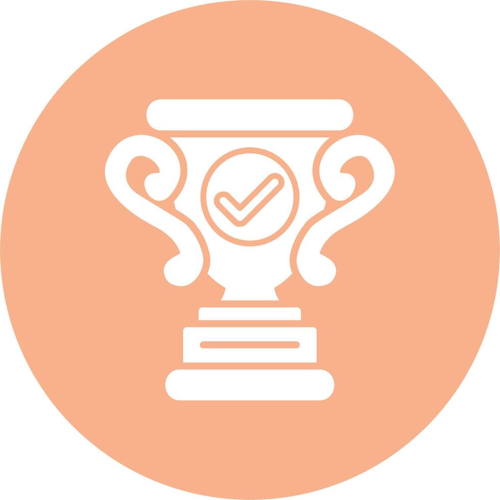 Trophy Cup User Interface Mark vector