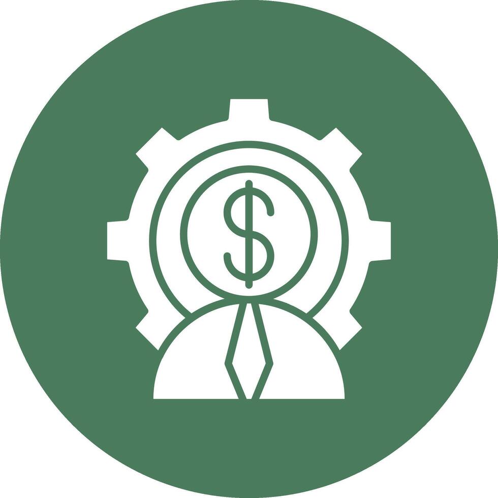 Businessman Handcrafted UI Symbol vector
