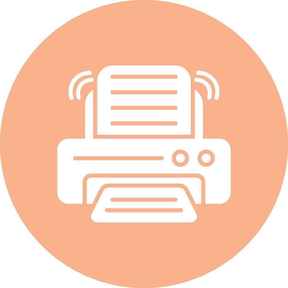 Printer Web Style Graphic vector