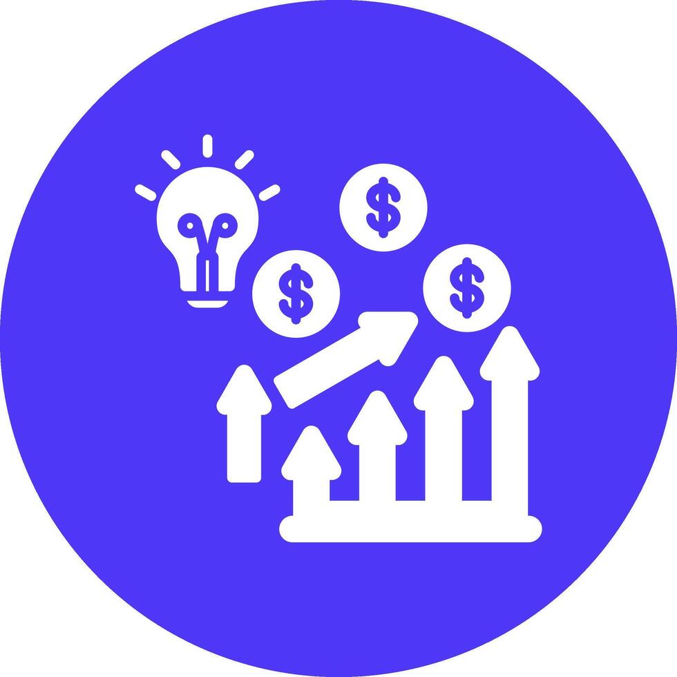 Growth Elegant Shape Symbol vector