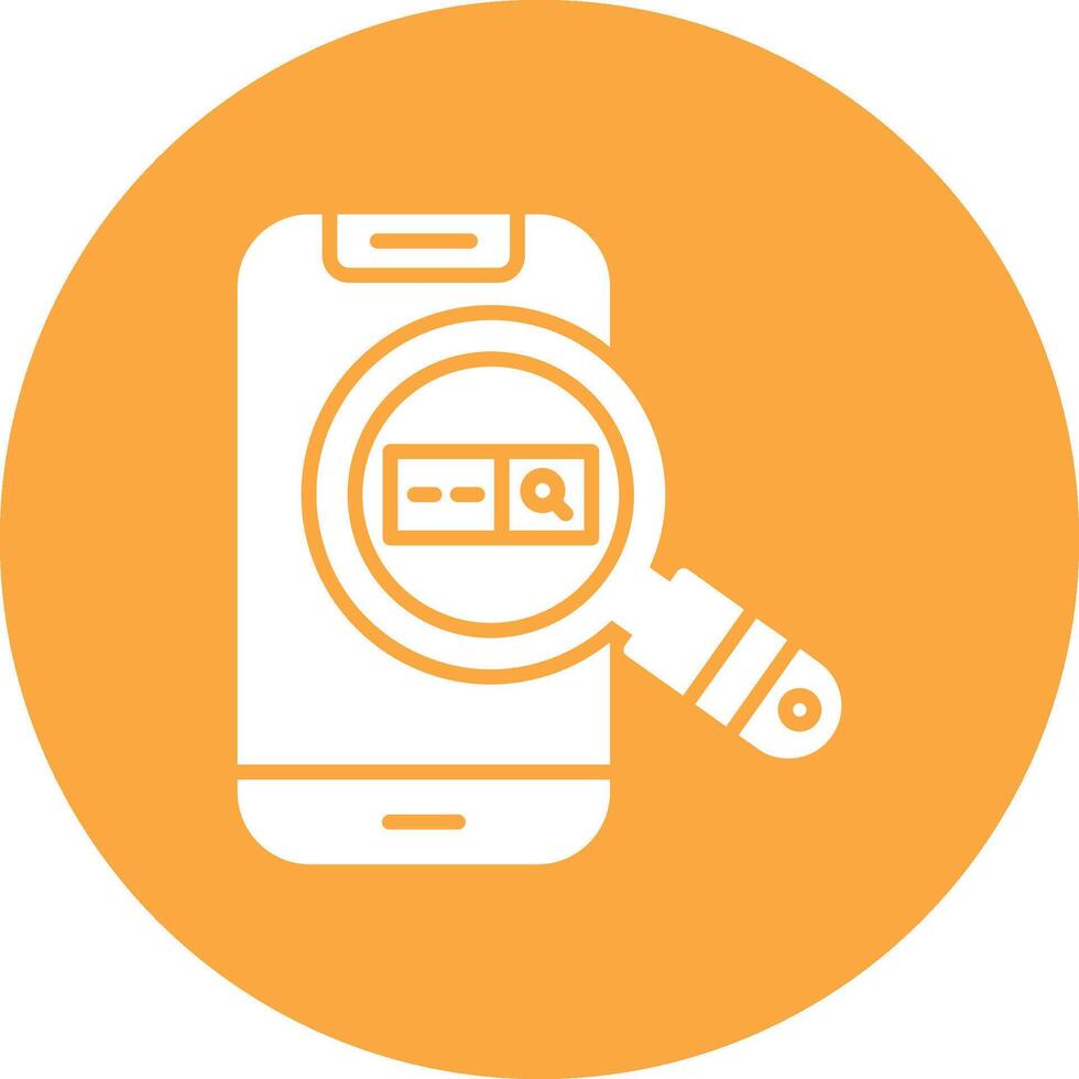 Search UX Focused Shape vector