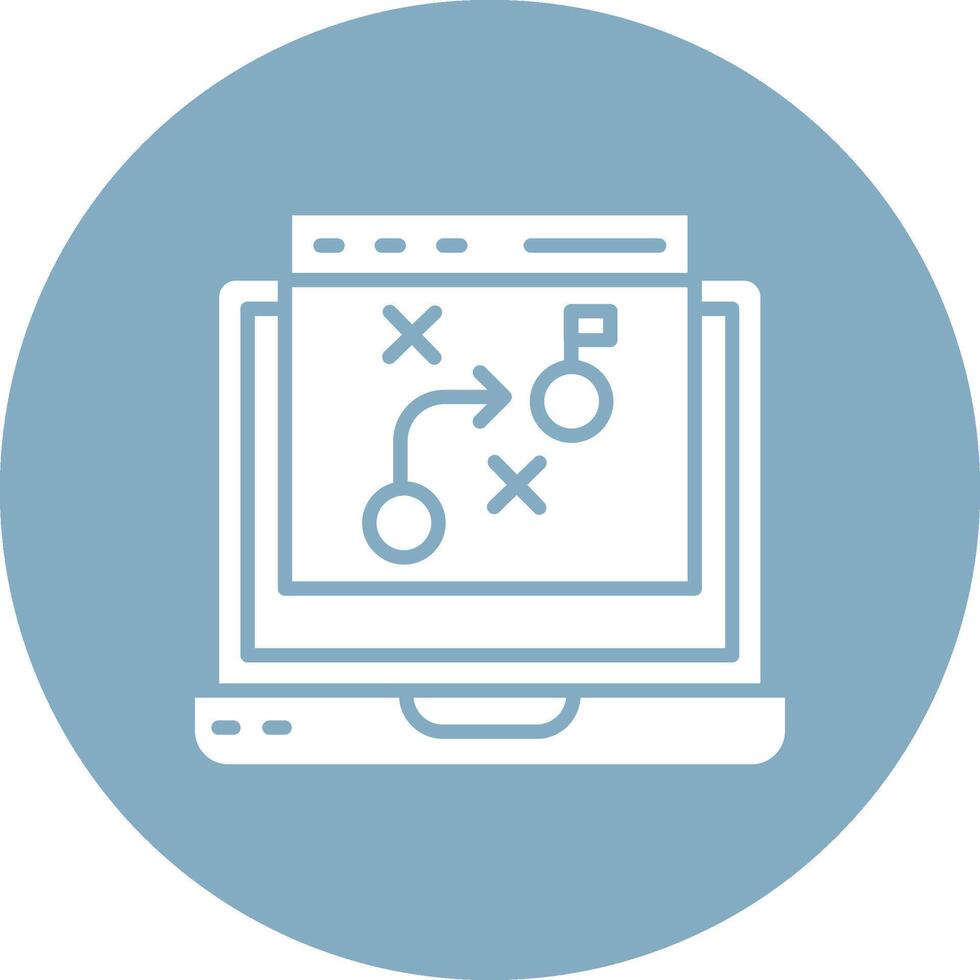 Strategy Minimal Art Object vector