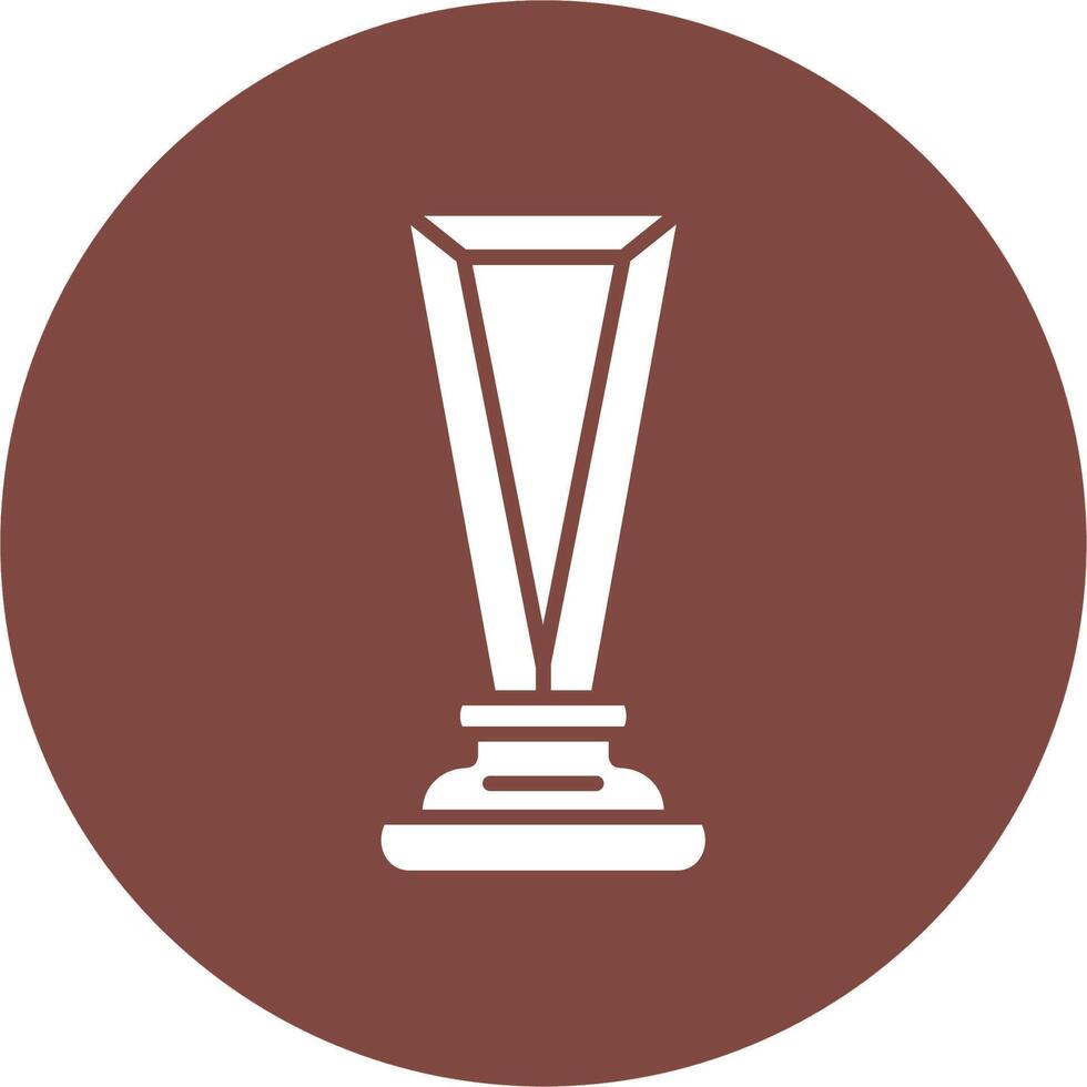 Trophy Cup Soft Outline Graphic vector