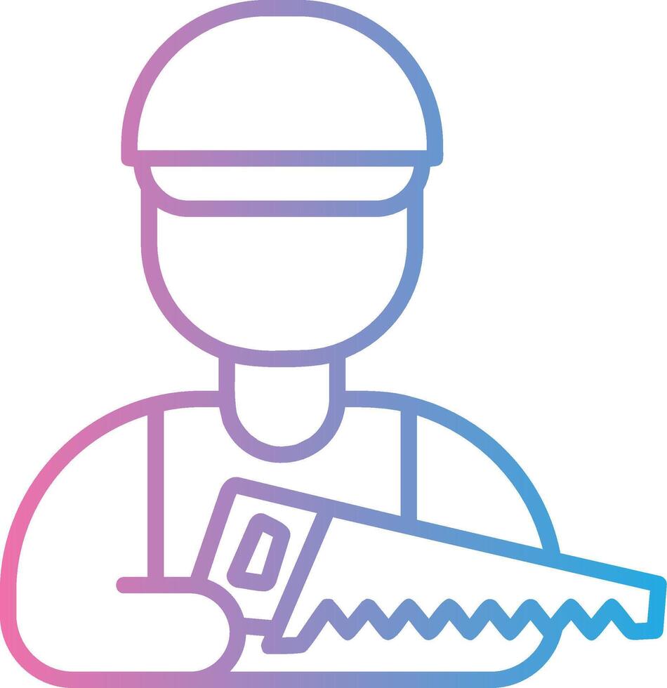 Carpenter Web Style Graphic vector