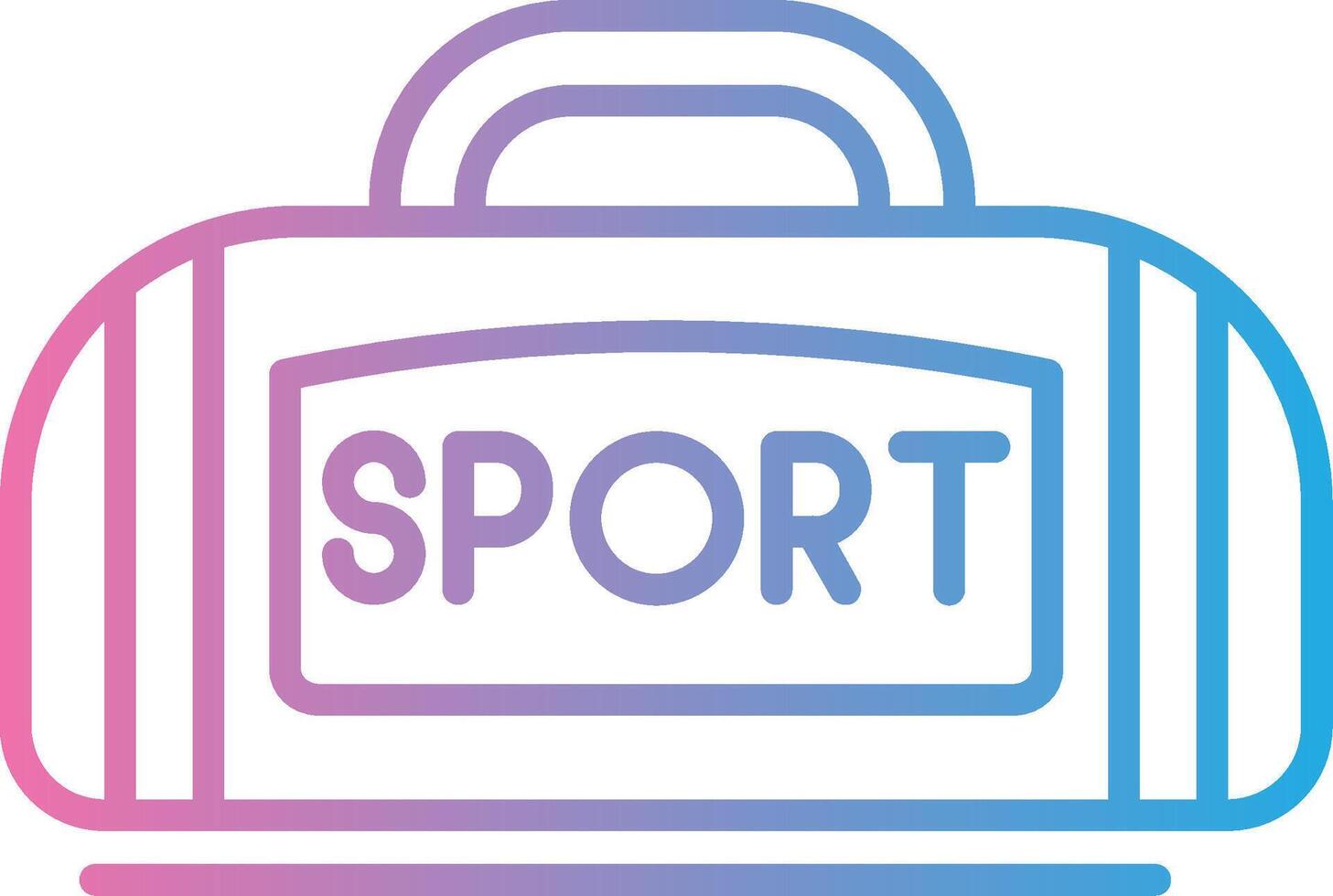 Duffle Bag Sharp Edge Visual vector