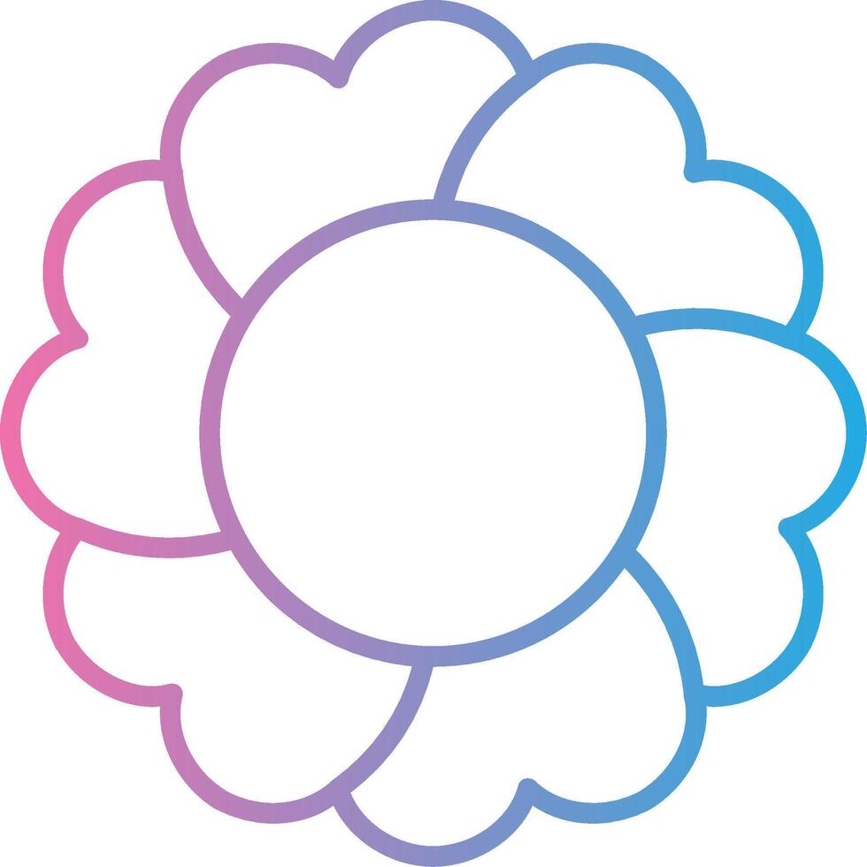 Violet Interface Line Graphic vector