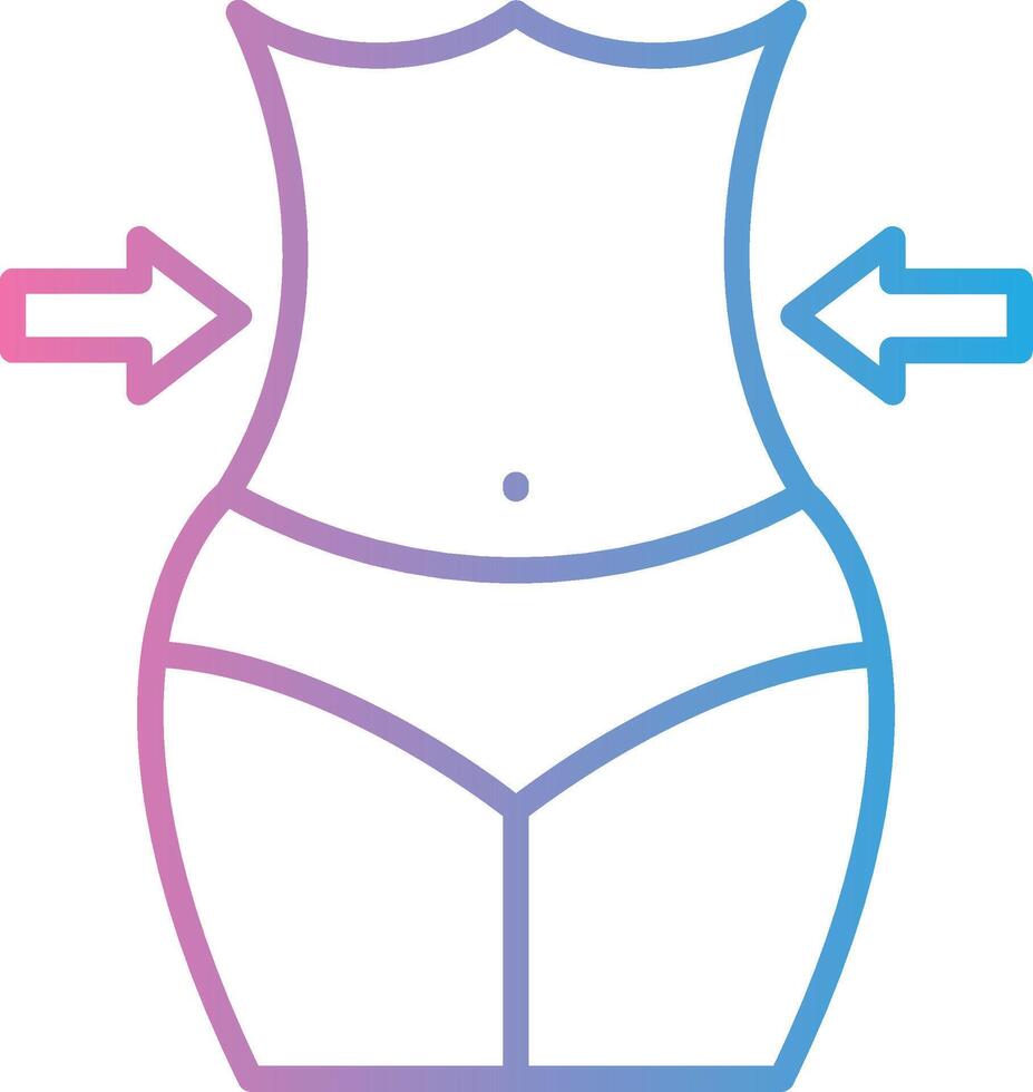 Weight Loss Cool Tone Form vector