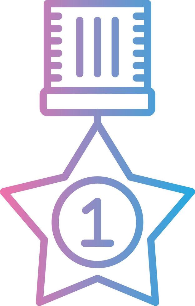 1st Prize Elegant Shape Symbol vector