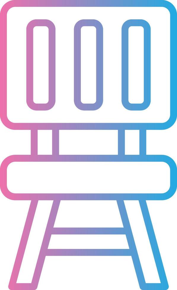 Chair Isometric Web Illustration vector